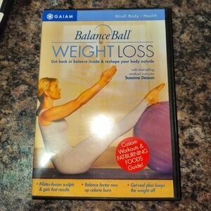 Gaiam Balance Ball for Weight Loss DVD